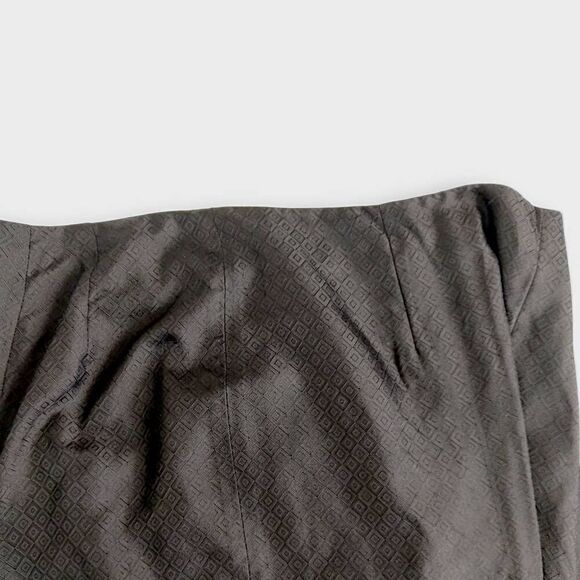 Valerie Stevens Womens Pants Sz Black Silk Tapered Zip Retroglam Lady Gaga Vtg - Picture 2 of 10